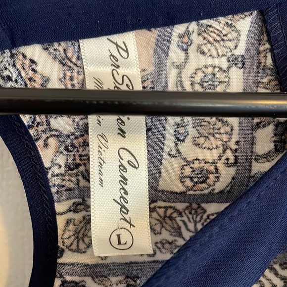 PerSeption Concepts Large mini Bohemian Dress - Picture 4 of 9